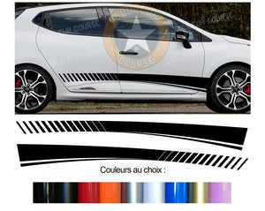 2 X BANDES BAS DE CAISSE - RENAULT CLIO 4 - Ref : BD805N-1