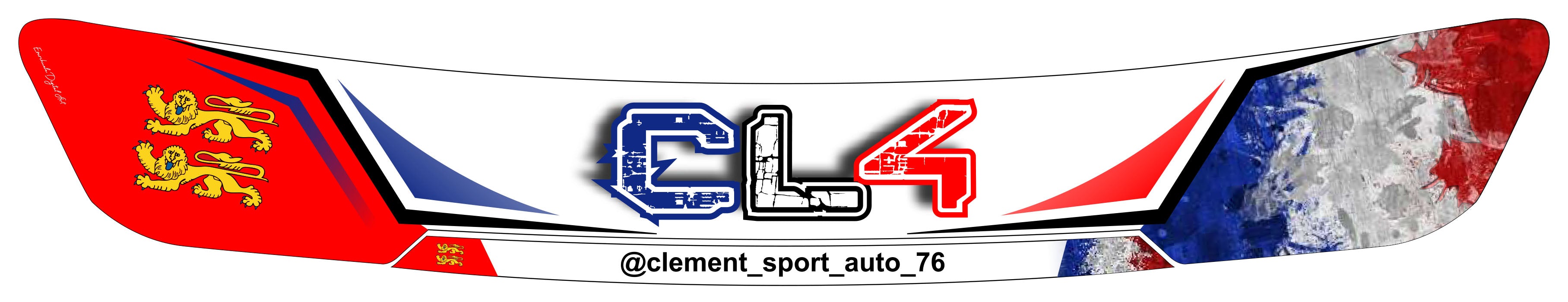 STICKER VISIERE DE CASQUE CL4